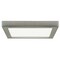 18.5w 9-in Flush Mount LED Fixture 2700K Square Shape Brushed Nickel Finish 120v